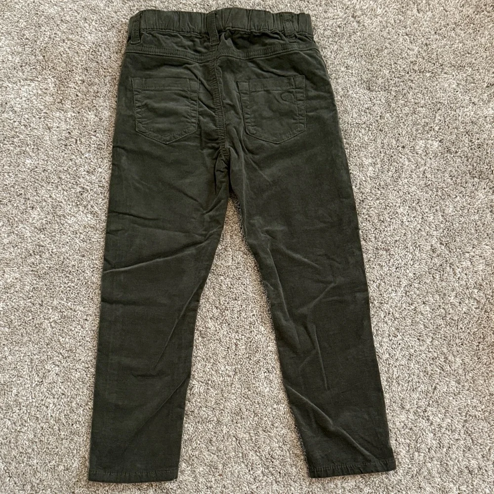 George Hats boys Dark Green Corduroy Pants. Size 5-6. Like new - Picture 3 of 3